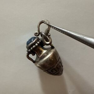 Vintage Estate Kabana Retired Gemstone Sterling Charm